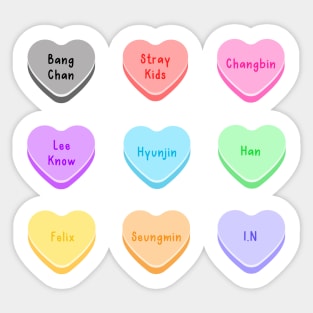 Pack Stray Kids sweet hearts Sticker